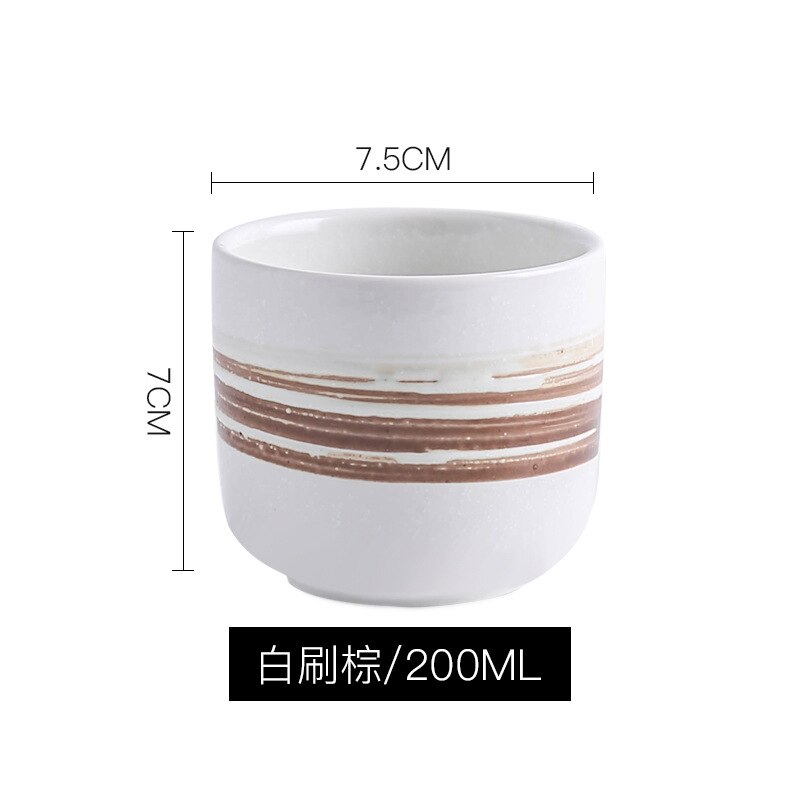200ml søte japanske rå keramikk melk kopp flammeovn keramiske krus kaffekopper ettermiddagste kopp tazas originales: C