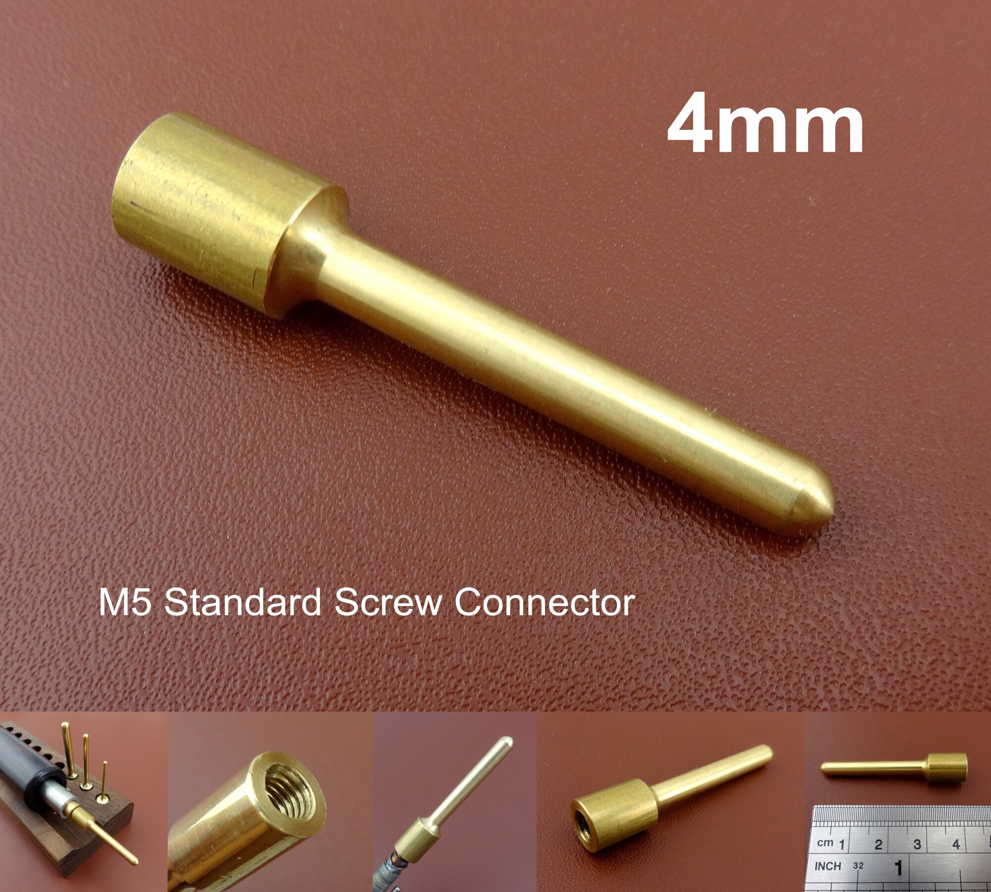 7kinds Leather Craft Electric Edge Crease Machine Watch Strap Holes Burnisher Iron Heat Tip Tool No Handle, No Holder Included.