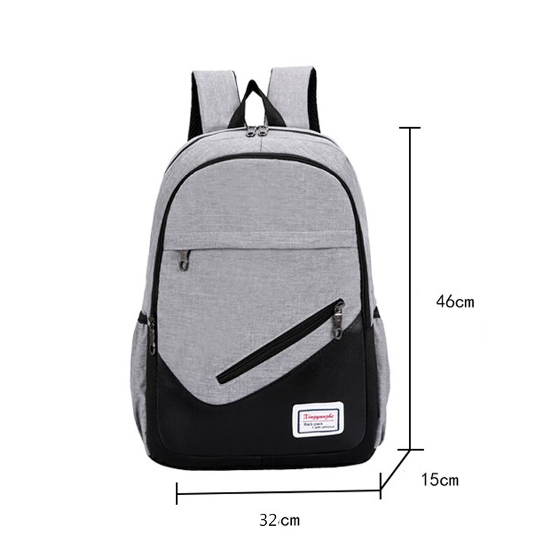 Drei-stück doppel Rucksack tragen-beständig Computer Rucksack freizeit reisetasche männer und frauen hohe schule Schüler schul