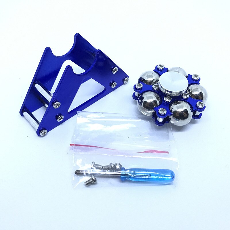 1PC Metal Five Bead Ferris Wheel Fingertip Gyroscope Stainless Steel Ball Bracket Finger Gyro Anti Stress Fidget Spinner