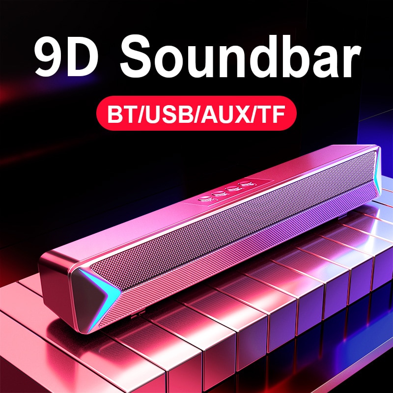 Bluetooth Speaker Home Theater Surround Soundbar Voor Tv Fm Radio Bedrade En Draadloze Geluid Bass Luidspreker