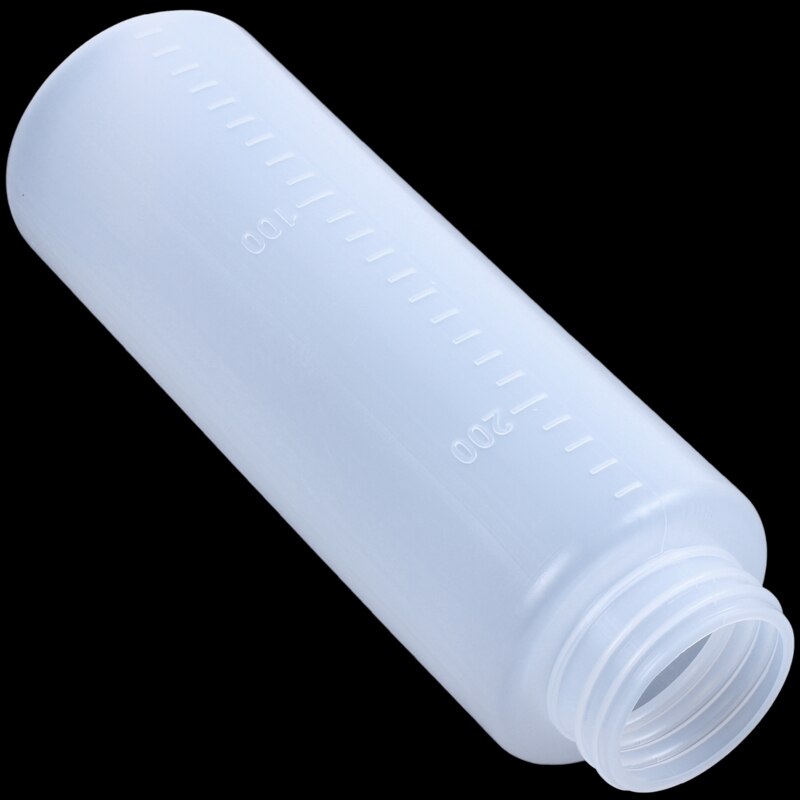 180cc hvite plastpresse flaske oljesaus dispenser dysehette festet