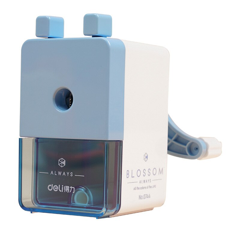 Instrukcja kolorowe temperówka mechaniczna trwała szkoła temperówka kreatywnych studentów papiernicze artykuły szkolne 1 sztuk: niebieski