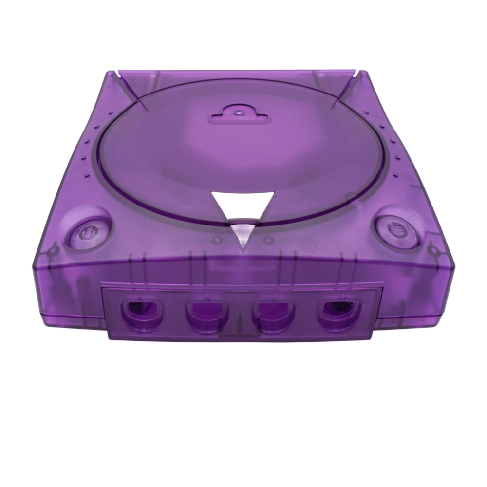 RetroScaler-carcasa de plástico de CC para consola de videojuegos Dreamcast, caja transparente, repuesto: Rosa