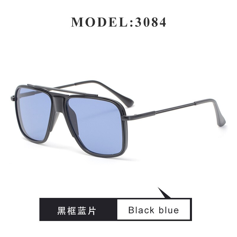 Zonnebril Mannen Europese En Amerikaanse Trend Zonnebril Trendy Box Dikke Neus Zonnebril Mannen: Rood