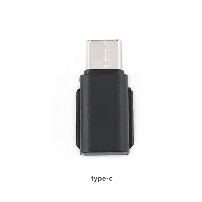 Android micro standard /reverse port universal adapter mobile phone USB connector for dji osmo pocket camera gimbal: Grey