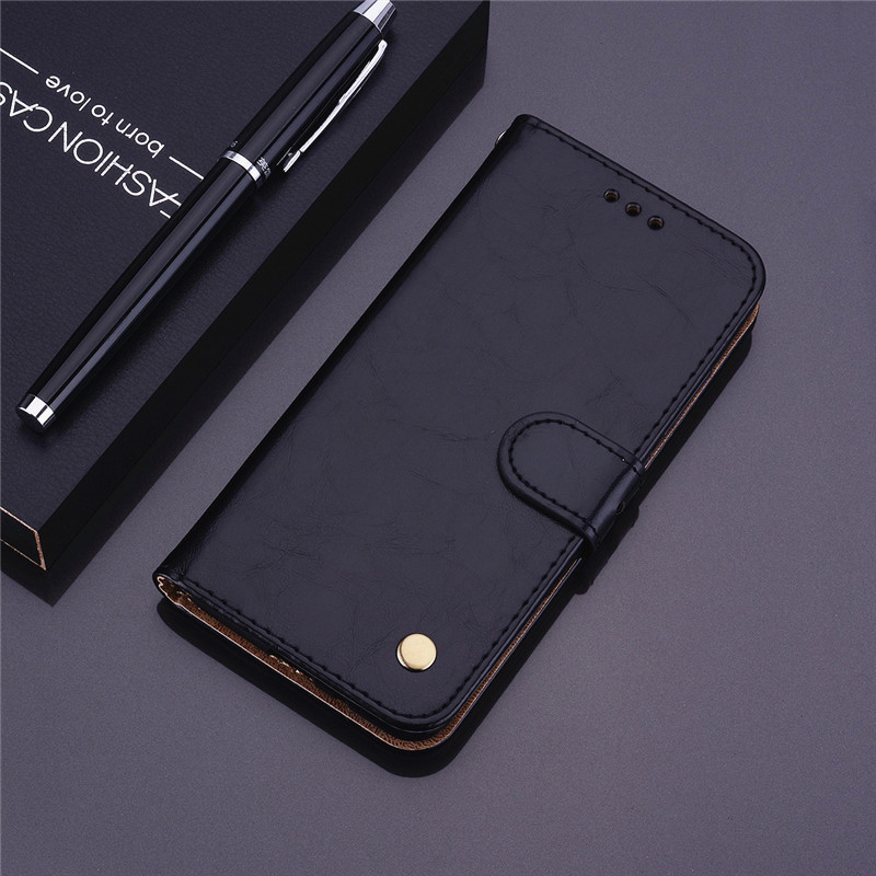 Note 9s Flip Phone Case For Xiaomi Redmi Note 9 Case Wallet Cover For Redmi Note 9 Pro Leather Case Book Style With Card Holder: Redmi Note 9 Pro / Black - Type 2