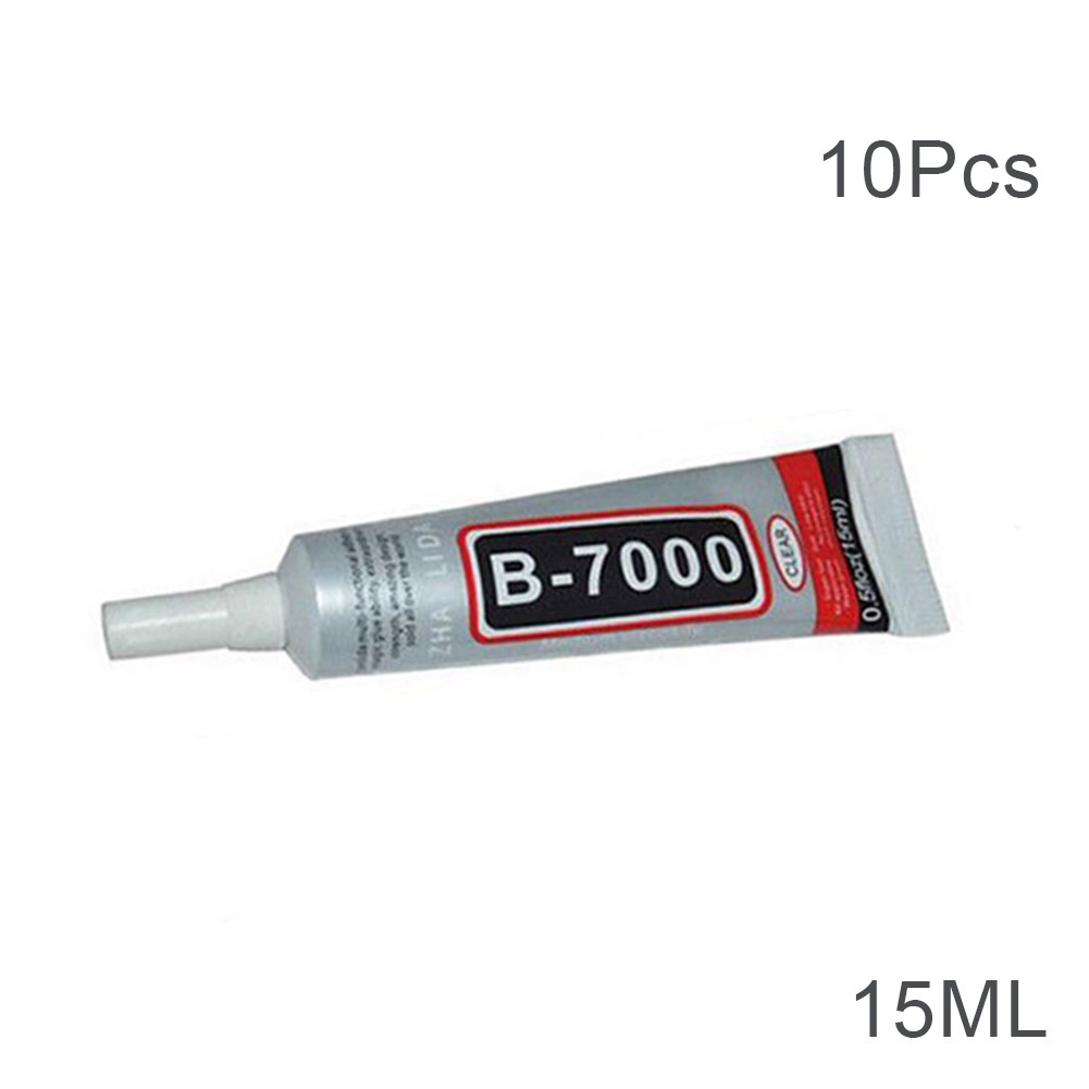 Newly 1/4/10pcs B-7000 Glue Industrial Adhesive for Phone Frame Bumper Jewelry XSD88: 10pcs 15ml