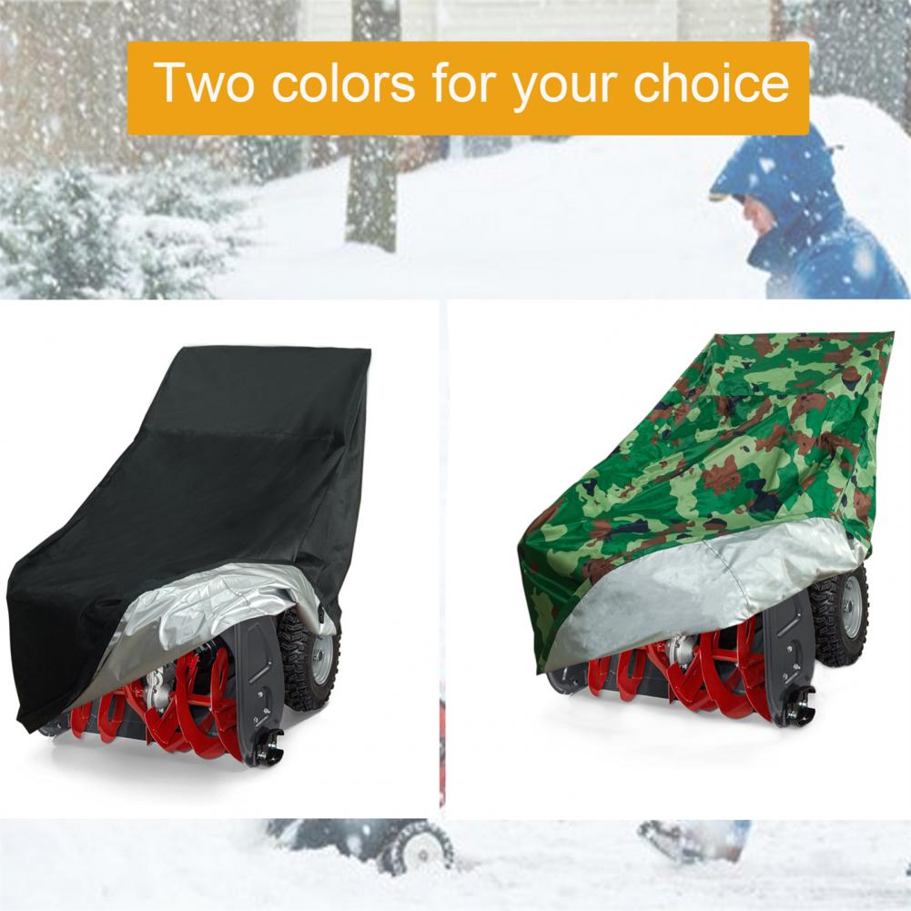 Snow Blower Cover Reusable Tear Resistant Snow Shovels Cover Two Styles Snow Thrower Cover