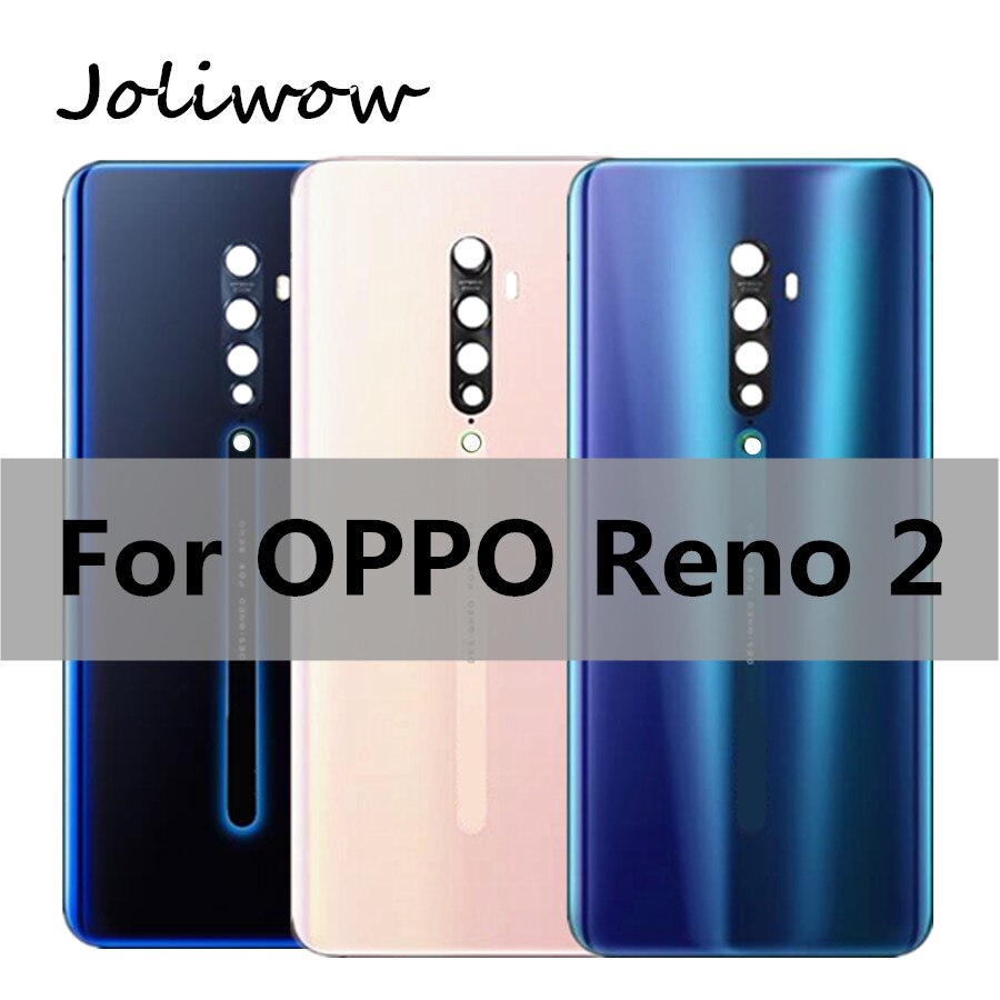 6,5 zoll Für Oppo Reno 2 Zurück Batterie Abdeckung Tür Gehäbenutzen fallen Hinten Glas teile Ersatz für Oppo Reno 2 reno2 Batterie Abdeckung