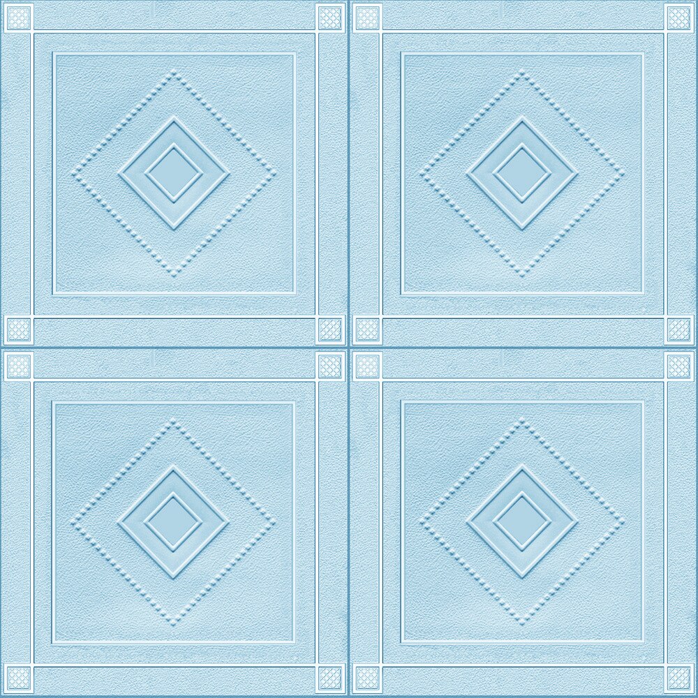 3D Tape Boor Behang Waterdichte En Vochtbestendige Plafond Slaapkamer Achtergrond: Blue without diamond