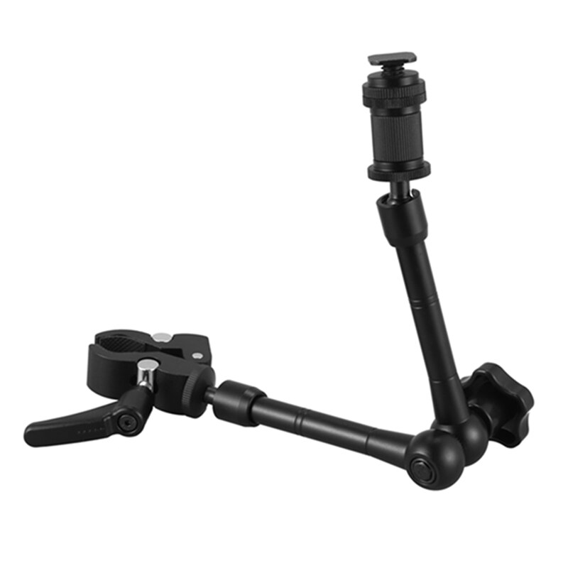 2 stück (/1 sets) 11- zoll-gelenkarm + superklemme für kamera, lcd-monitor, led-leuchte