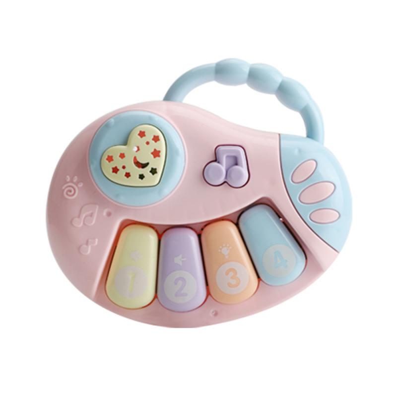 0-3 Jaar Oude Kinderen Muziek Beat Drum Machine Licht Projectie Puzzel Vroege Onderwijs Wijsheid Bell Muziek Verlichting speelgoed: 08
