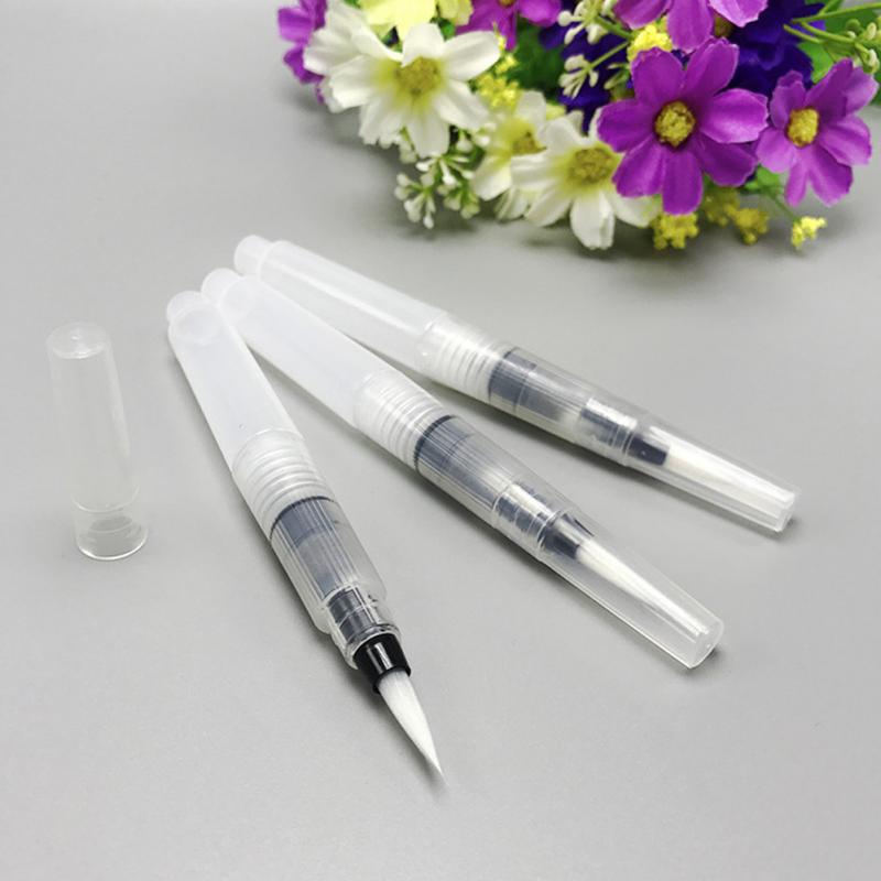 Caneta de aquarela portátil recarregável, pincel ponteira de água, tinta de caligrafia, 1 peça