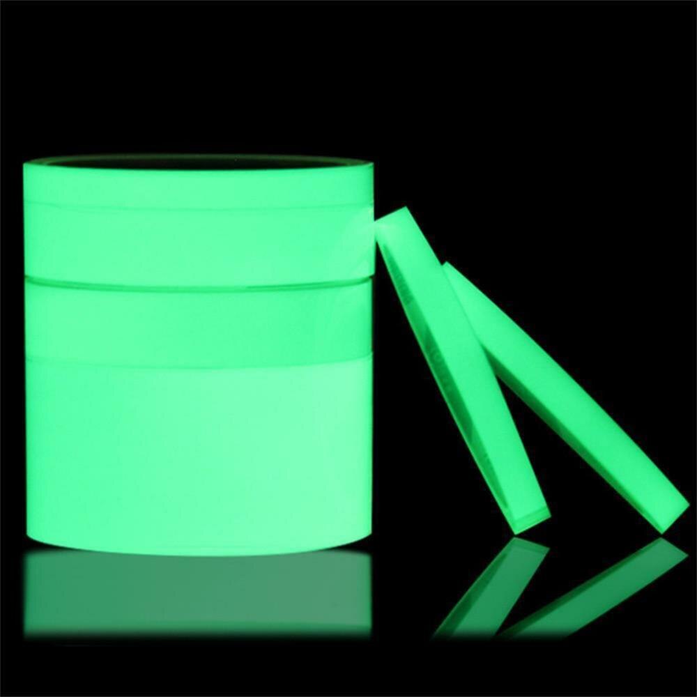 Fluorescent Glow In The Dark Muursticker Lichtgevende Tape Zelfklevende Glow In The Dark Veiligheid Podium Sticker Home decor Sticker