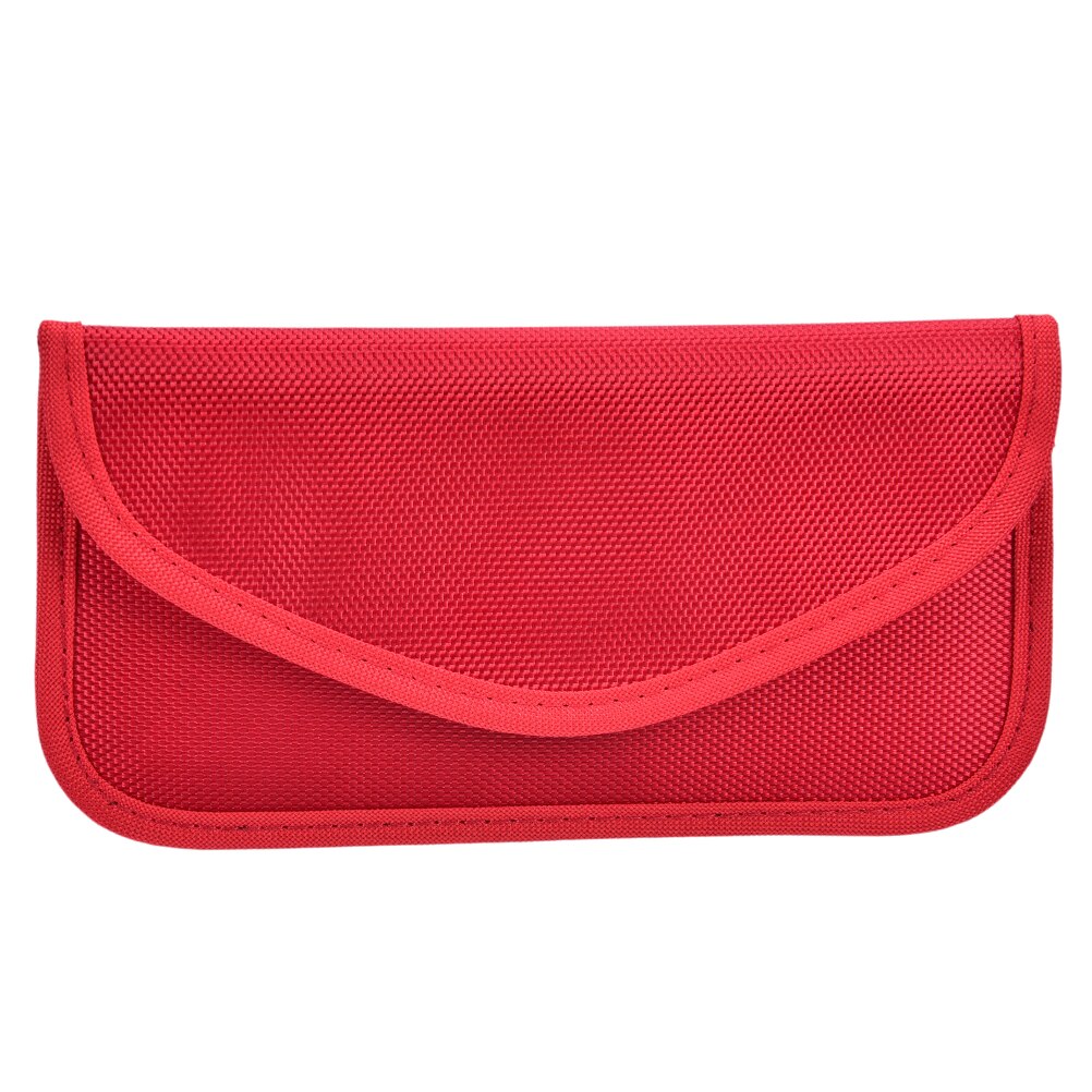 Blindagem blocker saco do telefone celular sinal rf blindagem saco caso bolsa anti radiação sinal: Vermelho