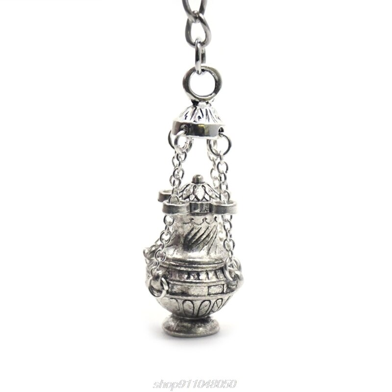 Christian Wierookbrander Sleutelhanger Religieuze Sleutelhanger Sieraden Zak Auto Hanger Keyfob Souvenirs M01 21