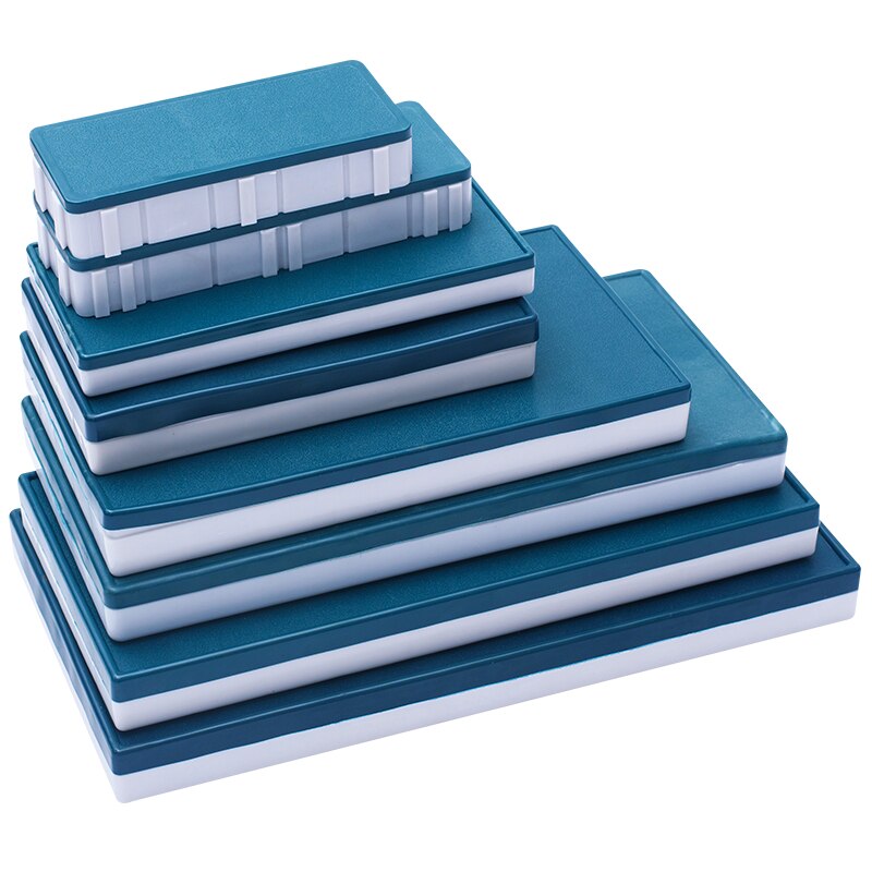 12/24/36/48 Lattice Rubber Cover Pigment Palette Gouache Watercolor Acrylic Pigment Block Box