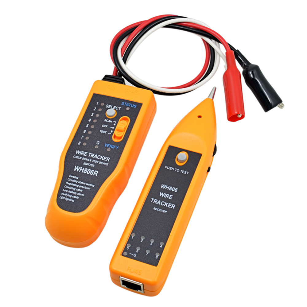 CHIPAL Professionelle WH806R Telefon Draht Tracker LAN Netzwerk Kabel Tester für RJ11 RJ45 Linie Finder diagnostizieren Ton Tracer