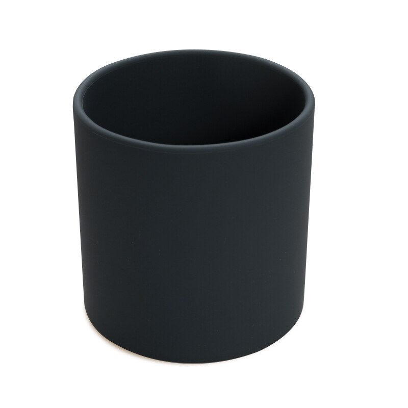 Baby Lernen Zu Trinken Tasse Getränk silikon Tassen Für Kleinkinder &Ampere; freundlicher Dicht Art Wasser Tasse Flasche 220ML.: Denim Blau