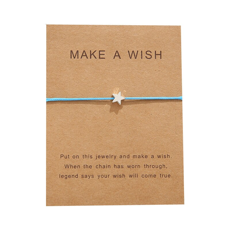 Mode Geweven Verstelbare Armband Met Kaart Infinity Liefde Ster Wrap Armbanden voor Meisjes Sieraden