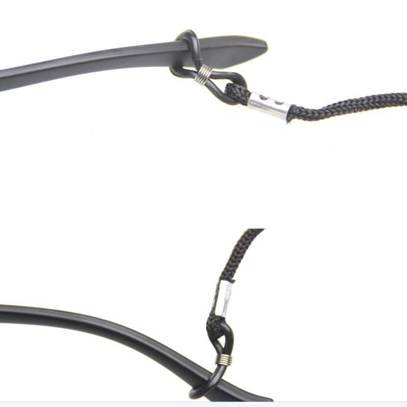 Óculos de sol ajustável, cordão de pescoço, esportes, corda, suporte de cordão