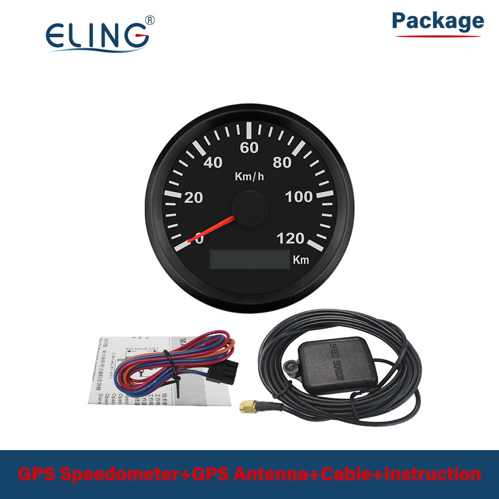 ELING COMPTEUR DE Vitesse GPS Numérique Garanti Pour Bateau De Moto 3-3
