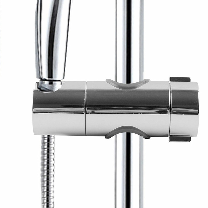 Universel 20-25mm justerbar håndbruser holder til beslag til glidebøjle glidebøjle badeværelse abs forkromet