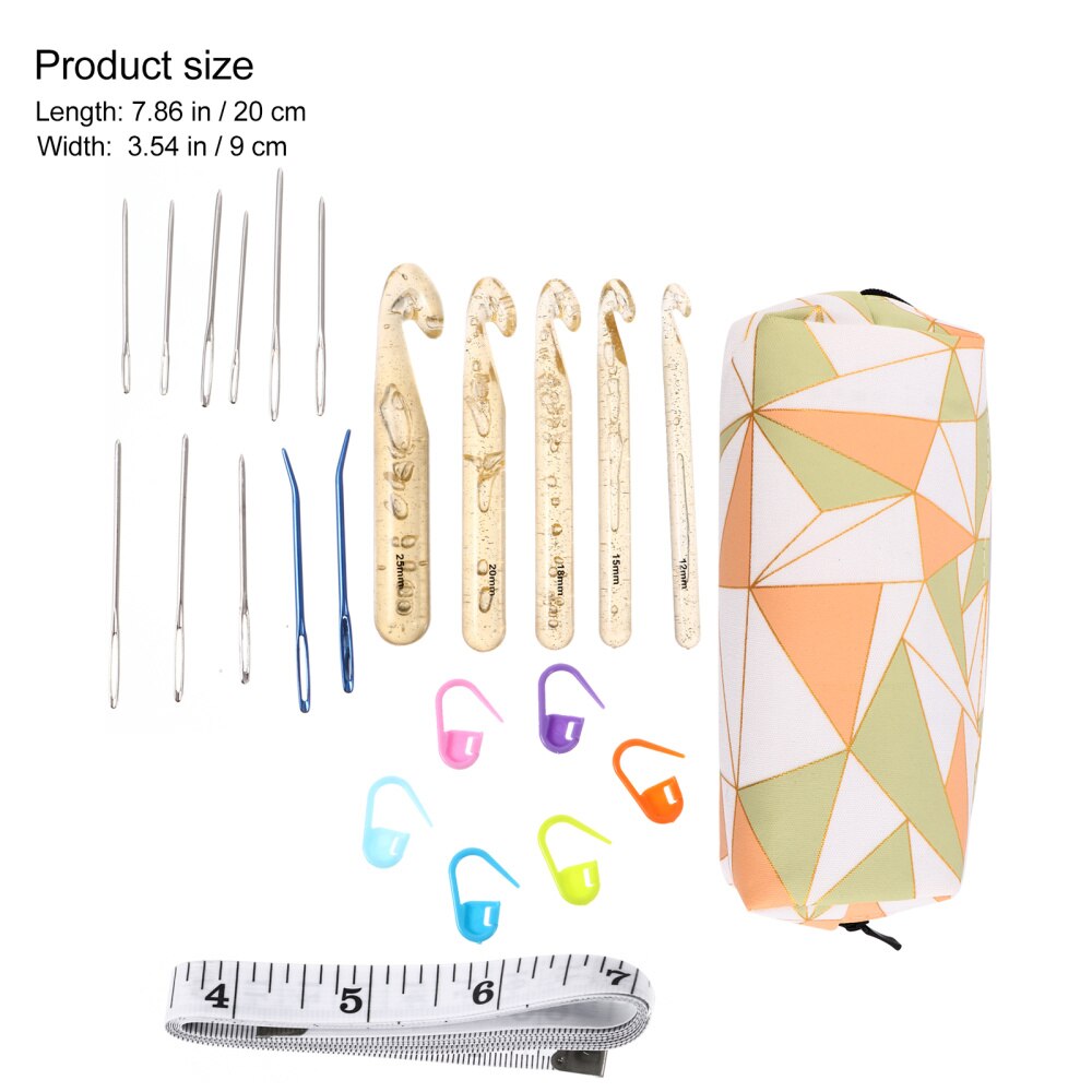 1 Set Crochet Needles Set with Stitch Markers Crochet Hooks for Beginners