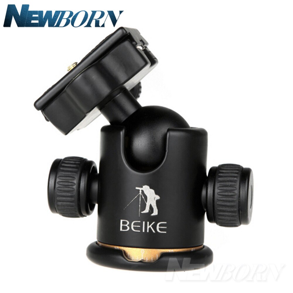 BEIKE aluminium BK-03 caméra trépied rotule avec plaque de dégagement rapide Pro caméra trépied charge Max à 8kg