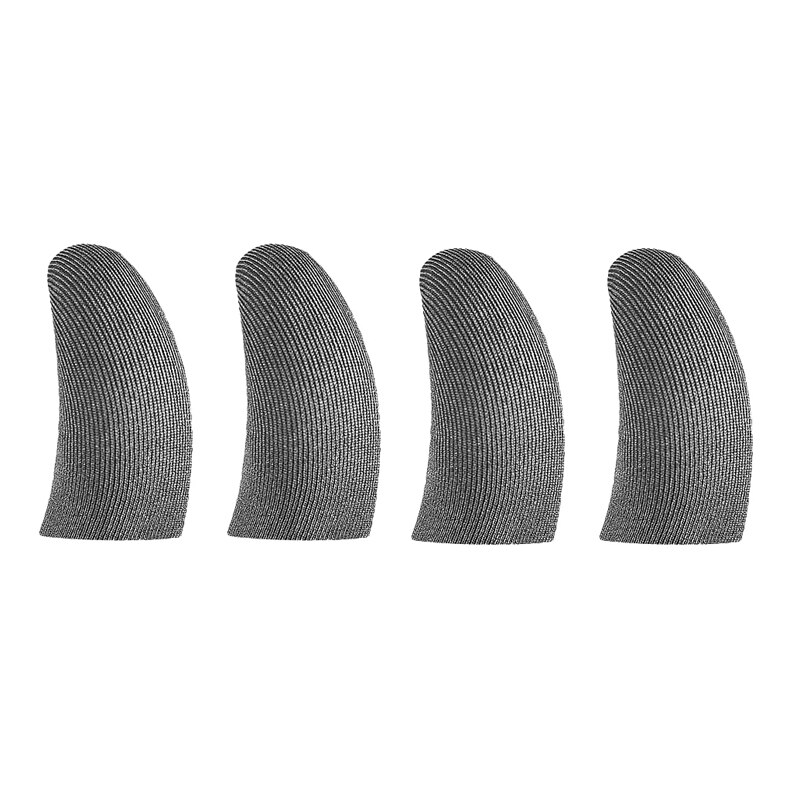 Vingerhoezen voor gaming mobiele game druk scherm vingerhoesje glad dun anti-zweet voor mobiele games (4 stuks)