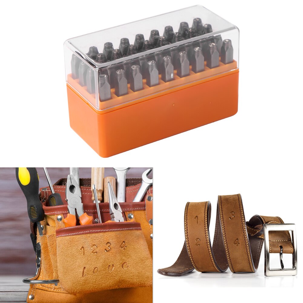 6mm Metal Stamping Tool Leather Punches Handicraft Household Carving Letter Steel Mold Metal Easily Handle Parts