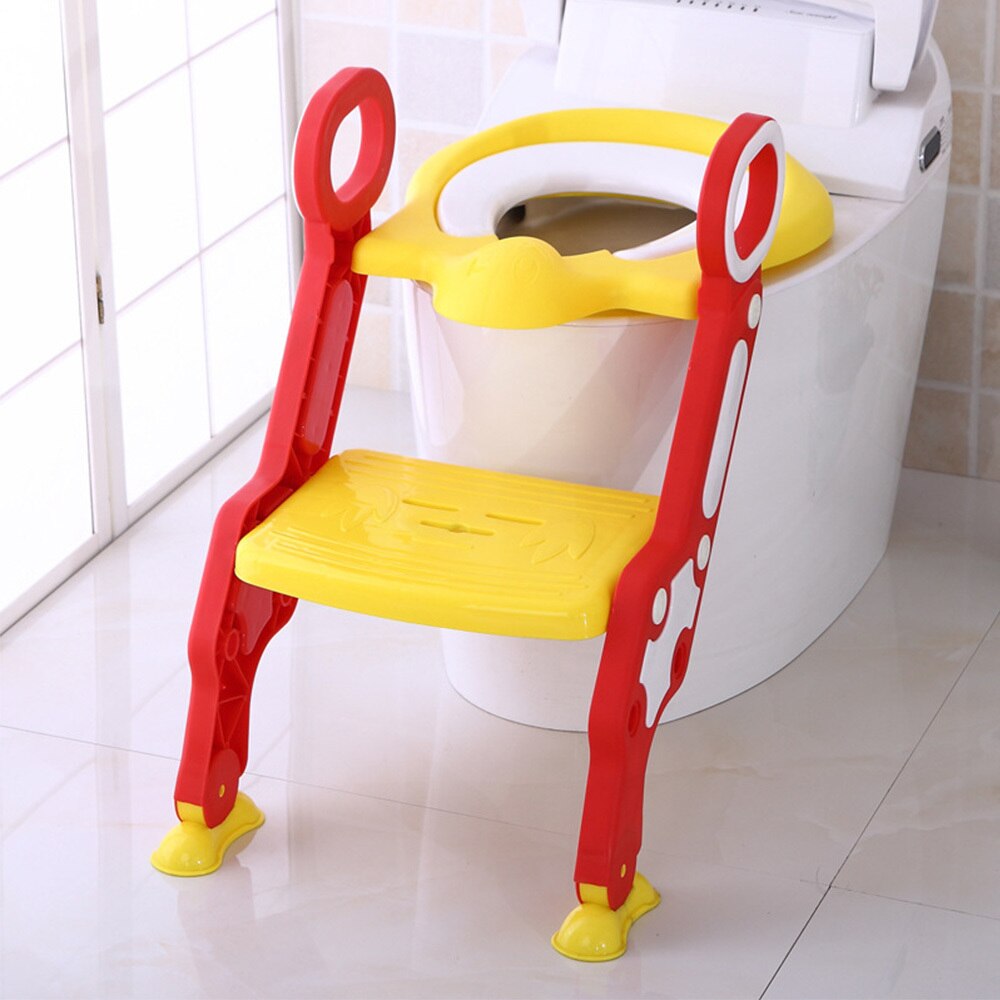 Baby toiletzitting, opvouwbare, verstelbare ladder, potje voor zindelijkheidstraining, opstapje, kinderveiligheidstoiletzitting, pot voor kinderen: Pj3554a