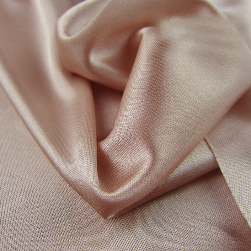3 meters 160 62.99" width lotus pink knitted satin fabric lining background dress inner linings LX129