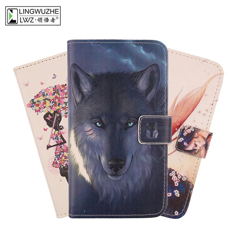 For Vivax Point X503 5.7" Case Leather Flip With Card Packet Bags Phone Case for Vivax Point X503 Holster