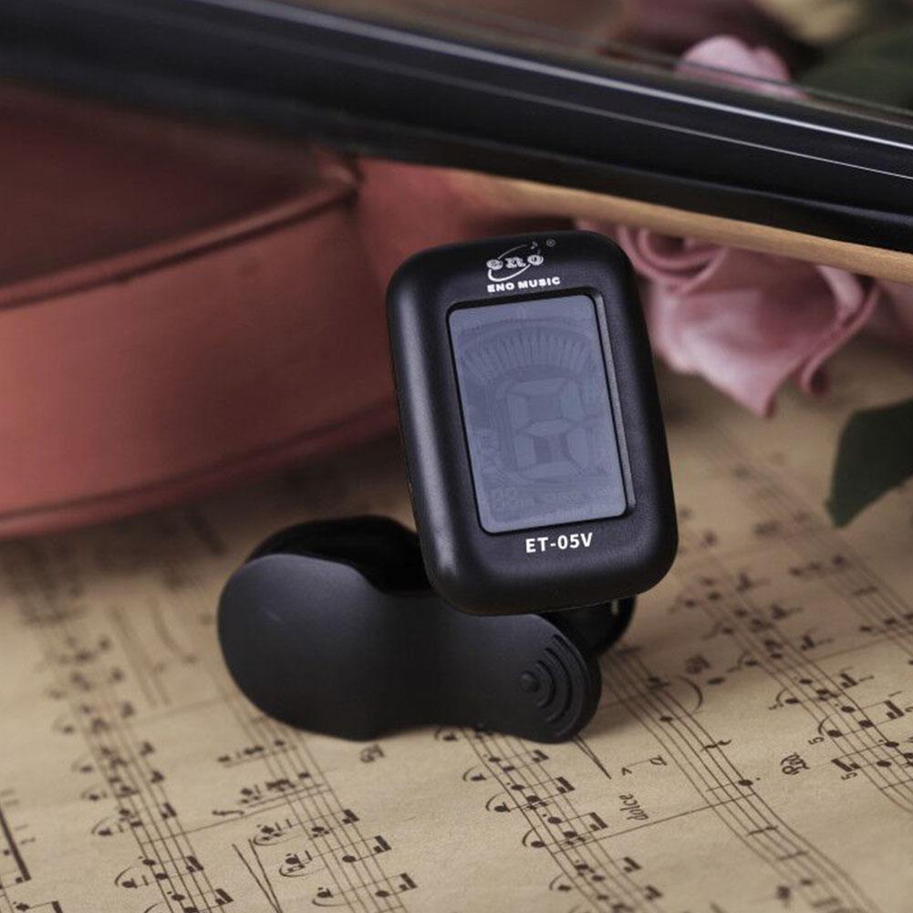 2022 Mini Violin Tuner Electronic Display ENO ET05V Viola Cello Clip-on Tuner Portable Violin Parts MUSIC INSTRUMENT