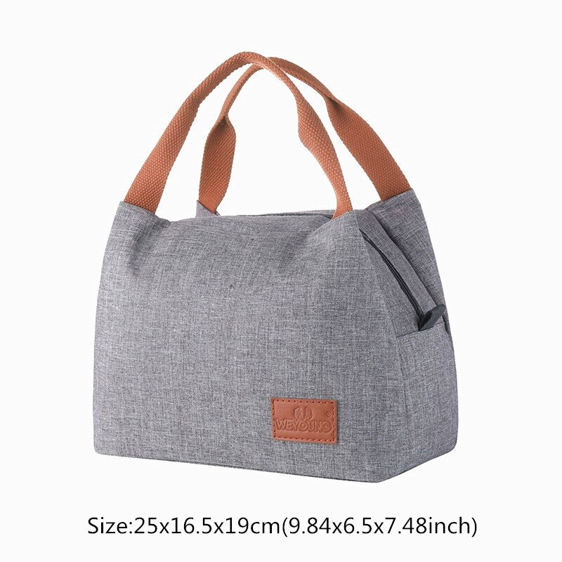 Portable Lunch Bag Women&#39;s Men&#39;s Thermal Cooler Rice Keep Fresh Pouch Picnic Food Heat for Work Nurse Kid School Bring Meal Pack: Style I