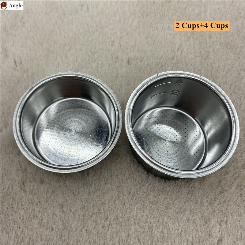 Koffie Filterhouder 51Mm Voor Delonghi Dedica EC680 EC685 Eco310 Ecp35.31 ECOV311 Bco420 Rvs بورتافلتر ديلونجي: 1 set