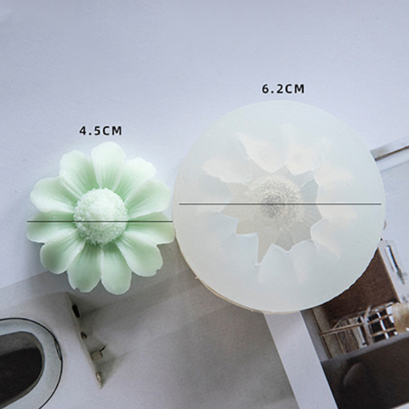 DIY Handmade Flowers Shape Moulds Silicone Soap Molds For Kitchen Bundt Cake Cupcake Pudding Candle Soap Making Tools: D
