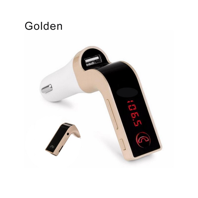 Hands Free Wireless Bluetooth FM Transmitter Car Accessories Modulator LCD Kit Player SD USB AUX G7 MP3 Car: B