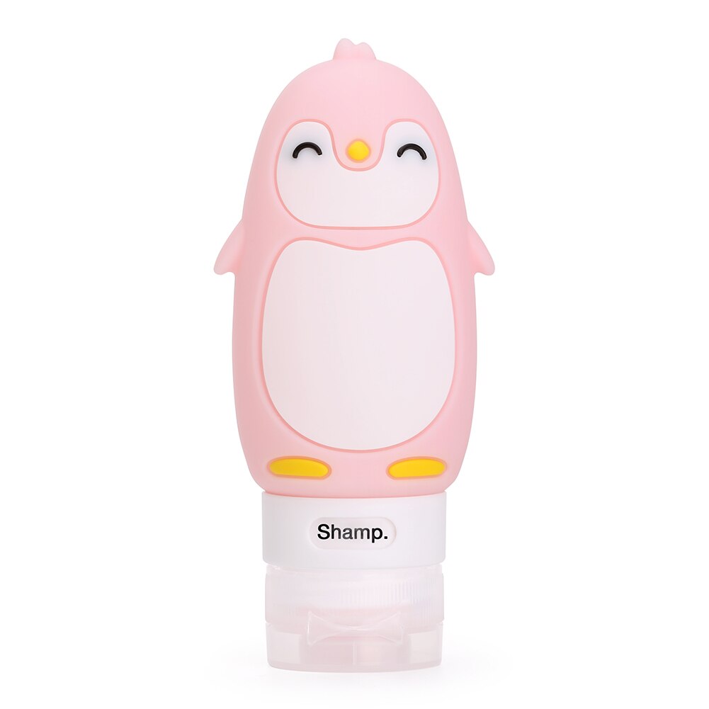 Flacon Portable réutilisable en Silicone 60/80/90/100 ML | Flacons vides de voyage, Gel de shampooing, sous-bouteille, Tube à presser: 08