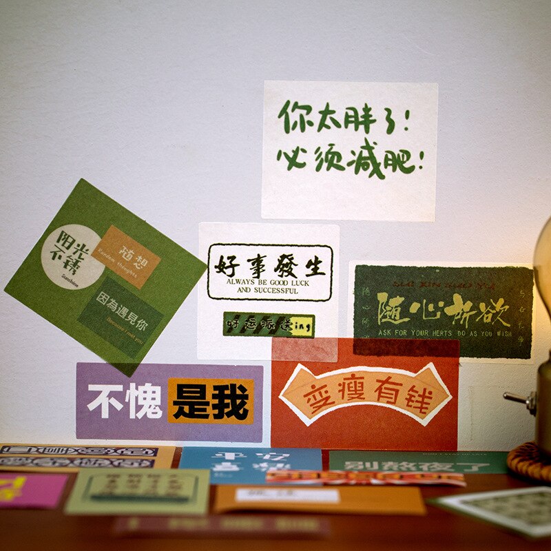 20set/lot Kawaii Stationery Stickers ins fresh and cute Diary Planner Decorative Mobile Stickers Scrapbooking DIY Craft Stickers