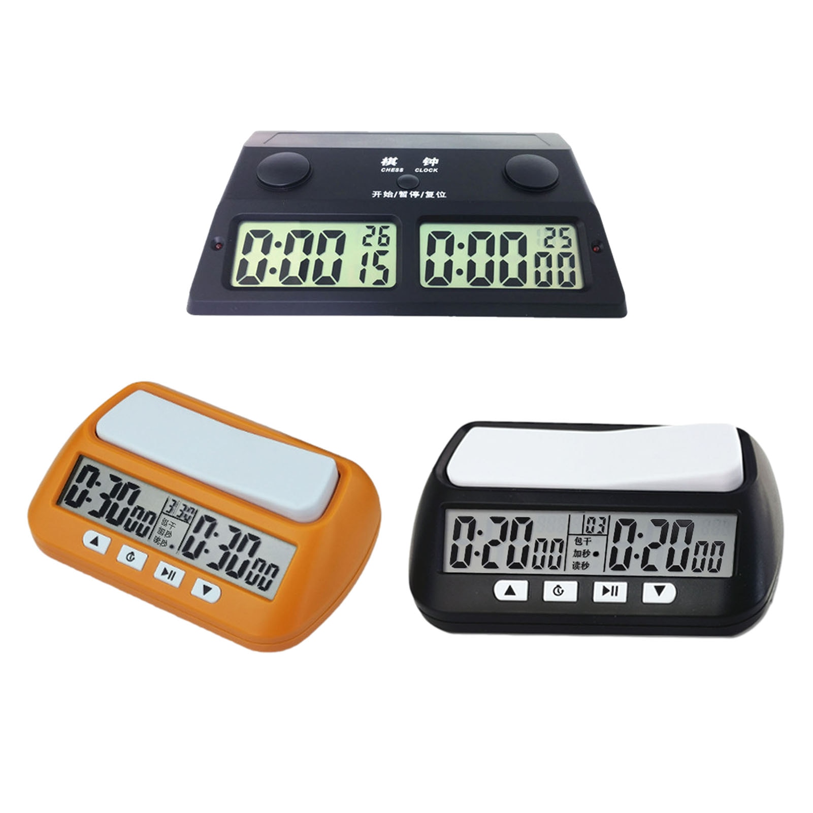 Chess Clock Board Games Digital Watch Count Up Down Timer Digital Chess Timer With Alarm Function Competition Board Game Clock