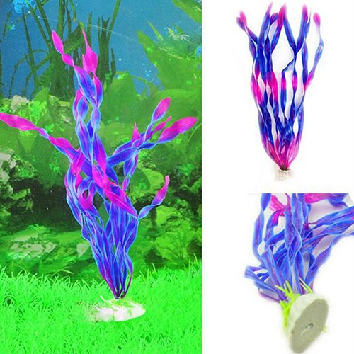 Aquariumplanten watergras ornamentplant aquarium plastic decoratie