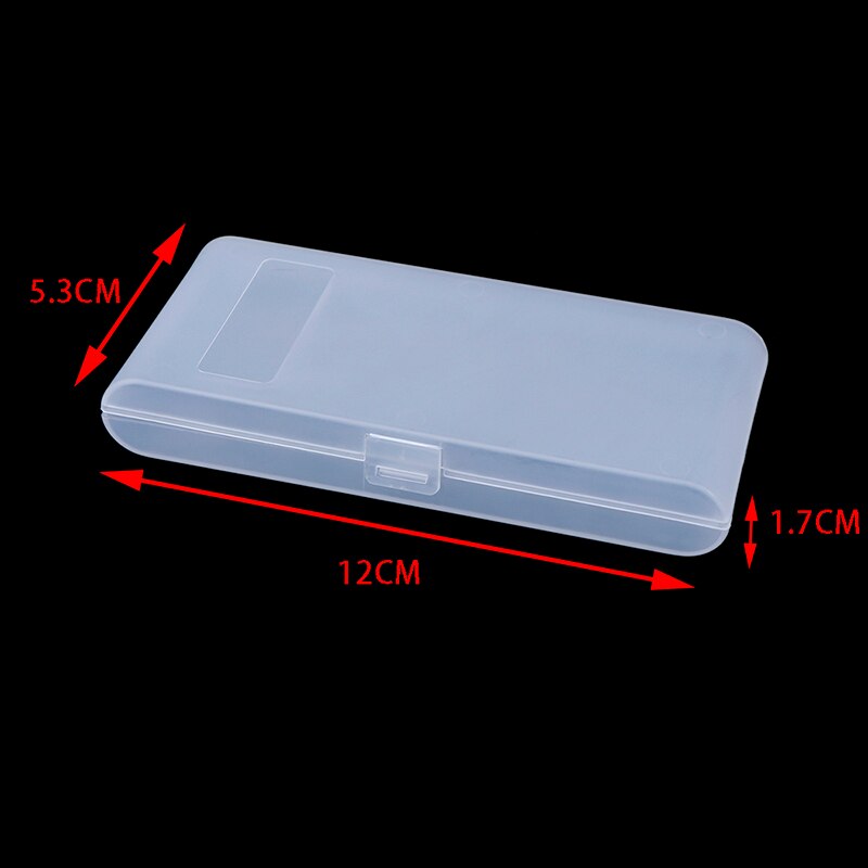 1pc 10 x 18650 batterijhouder, koffer, organizer, 18650 opbergdoos, houder, harde koffer, deksel, batterijhouder: 8 x aa