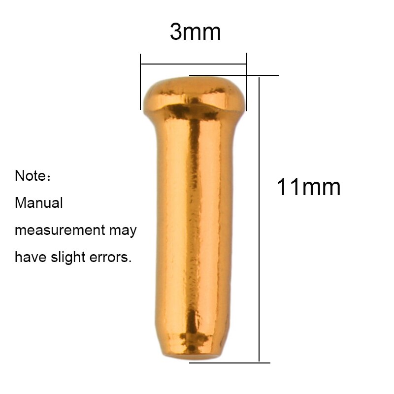 20Pcs MTB Bike bicycle brake cable end Mountain Bicycle Bicycle line tail cap Bike Brake Line Inner Cable End Bicycle Part