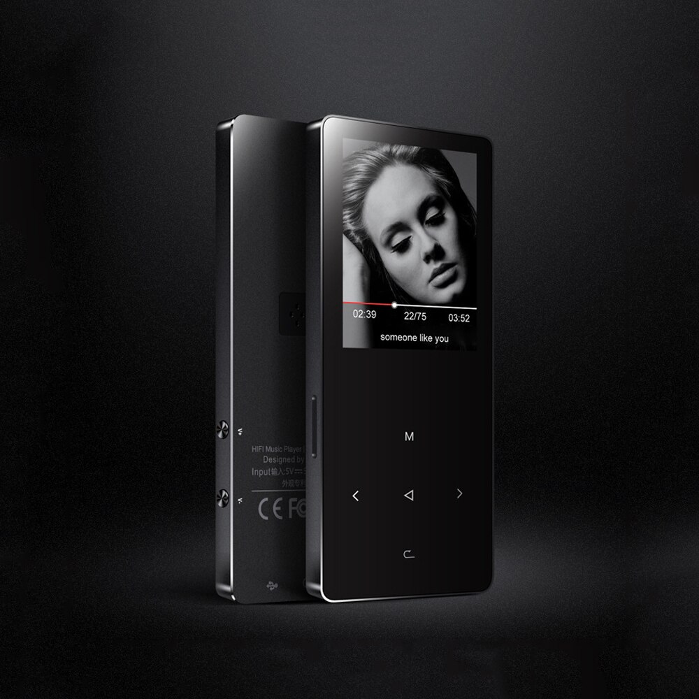 MP4 Player mit Metall Mp4 Player Portable Media Dünne 8GB Walkman Mit Touch Tasten 1,8 Zoll Bildschirm Fm Radio video Mp4