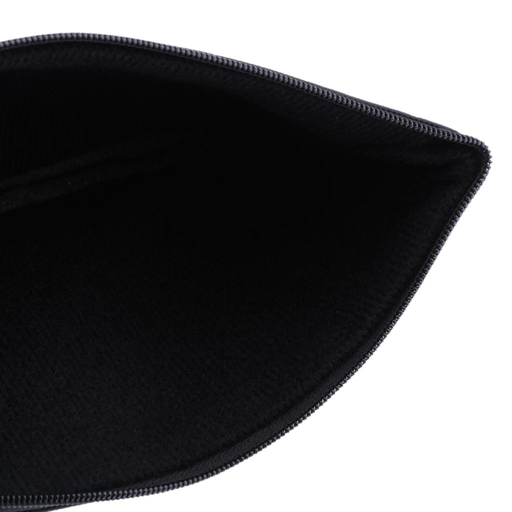 Premium Rits Mic Beschermende Tas Microfoon Opslag Pouch Accessoire Zwart