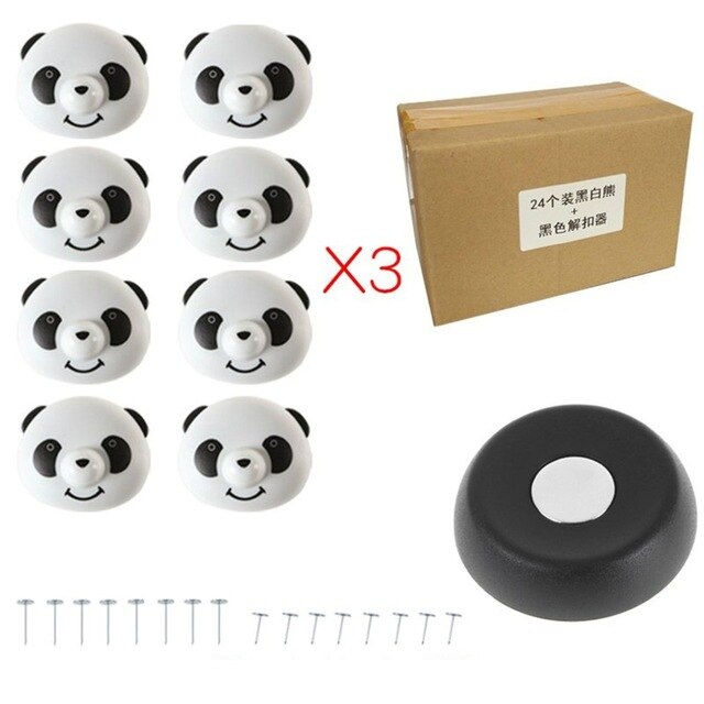 8/16/24 stuks antislip quilt handdoek vaste houder schattige panda antislip quilt lakens clips panda vorm sluitingen laken gesp: C