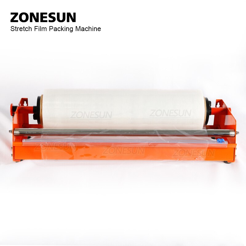 ZONESUN Manual Stretch Film Wrapping Machine Dispenser Tools Pallet Packing Equipment Package Machinery